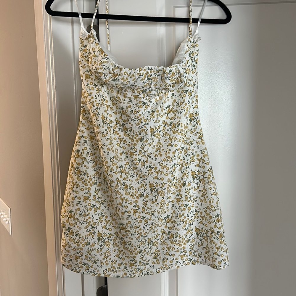 Acre mini dress yellow multi